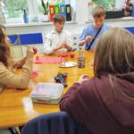 Szkolny happening stworzenie Drzewa Dobrych Myśli