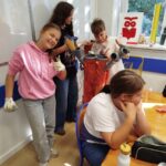 Szkolny happening stworzenie Drzewa Dobrych Myśli