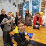 Szkolny happening stworzenie Drzewa Dobrych Myśli