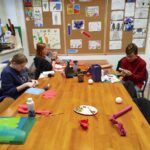 Szkolny happening stworzenie Drzewa Dobrych Myśli