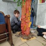 Szkolny happening stworzenie Drzewa Dobrych Myśli